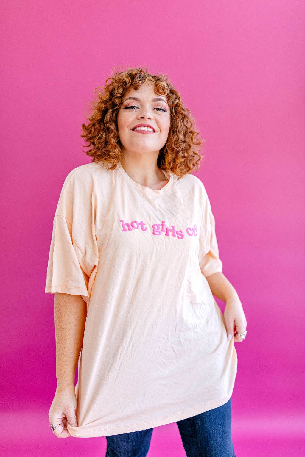 Hot Girls Cry Peach Puff
