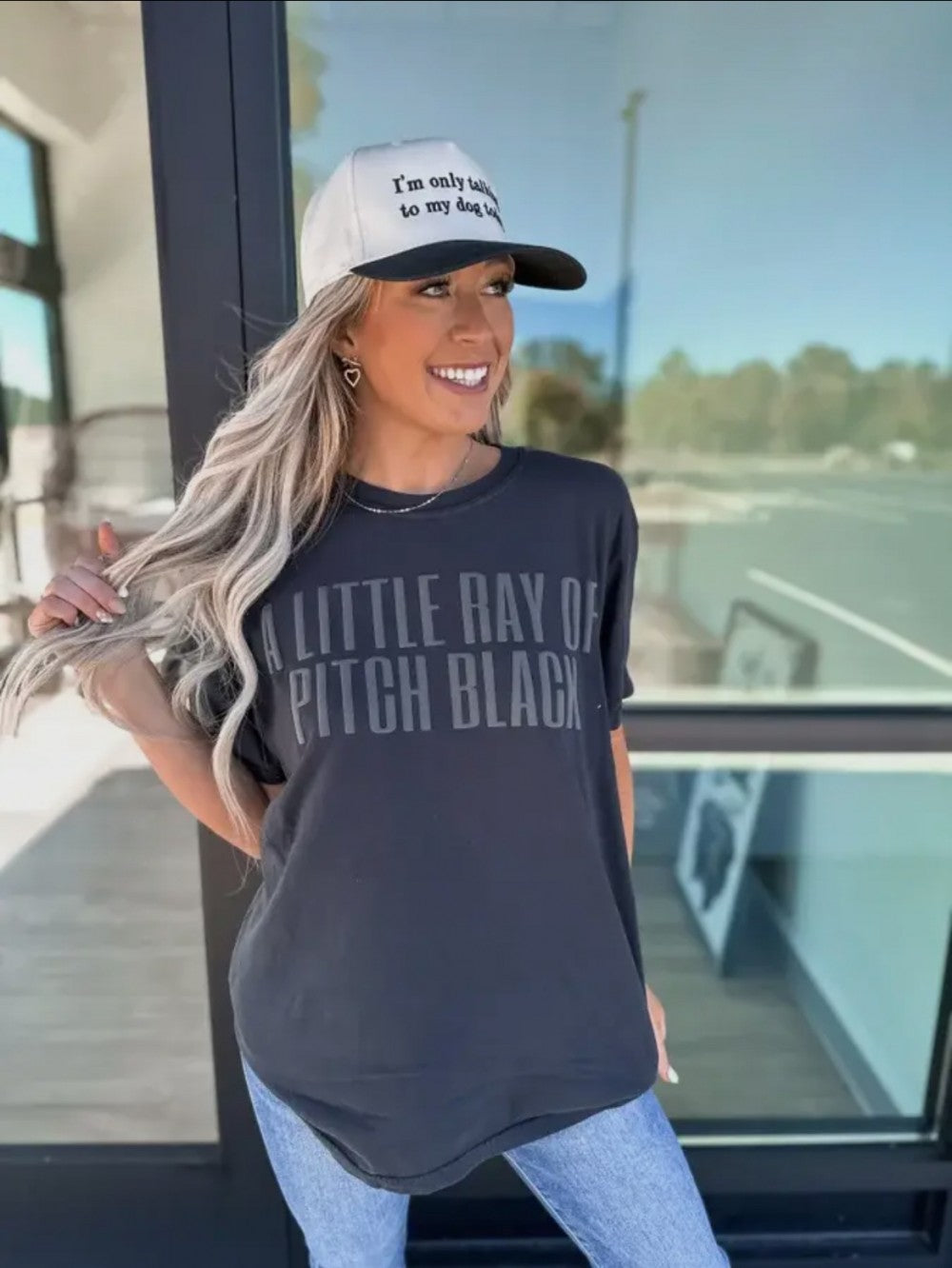 Little Ray of Pitch Black Graphic Tee|932