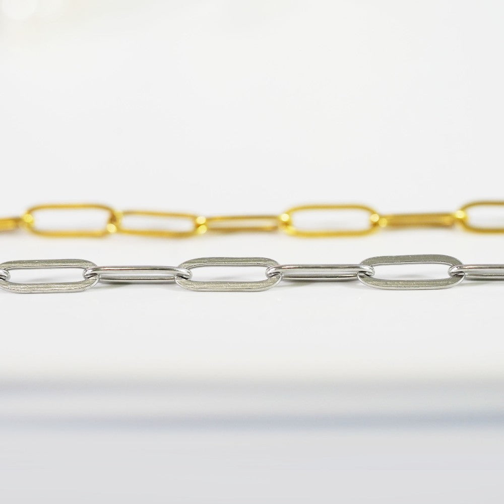 The Vault Paperclip Bracelet - Silver|1305