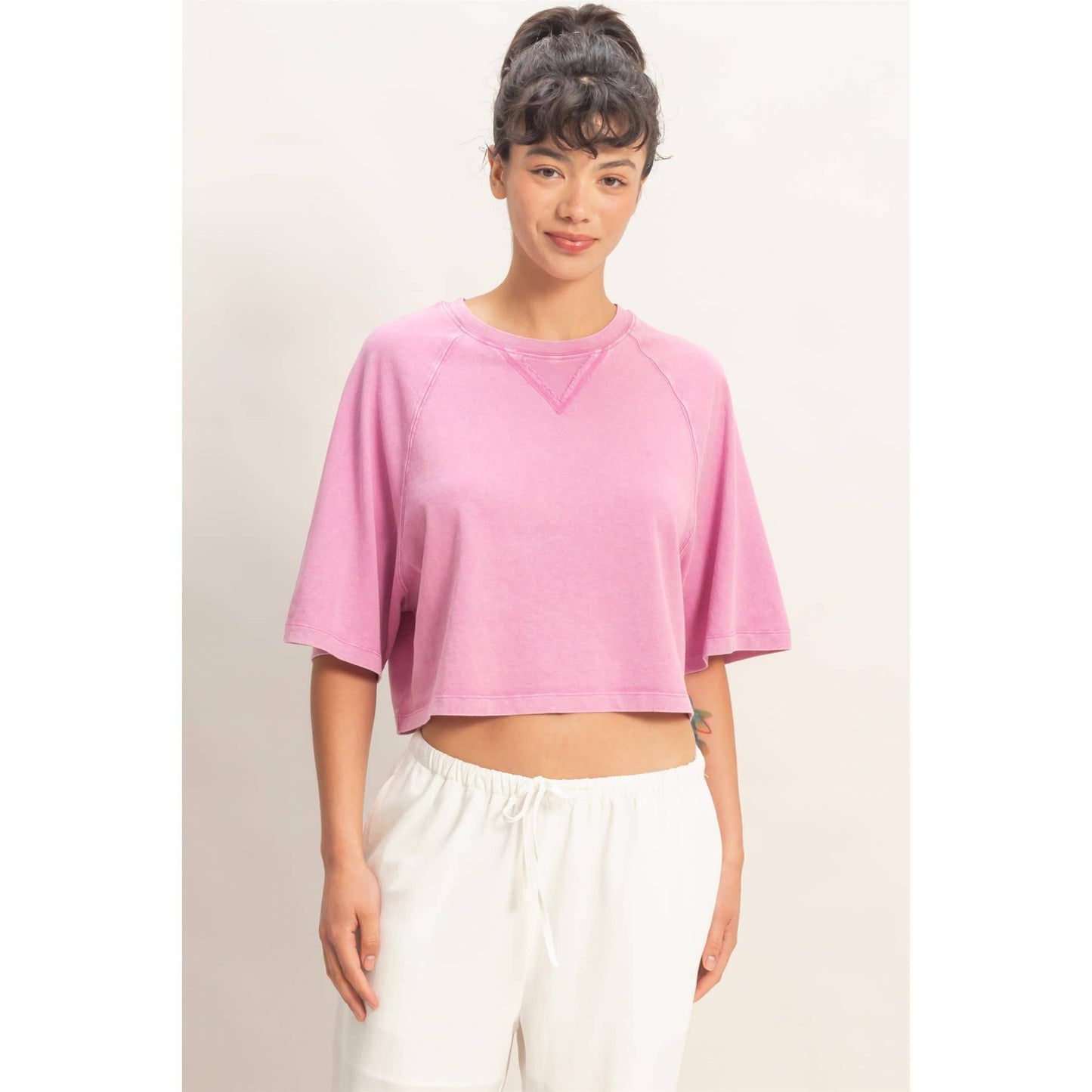 Mineral Washed Boxy Tee
