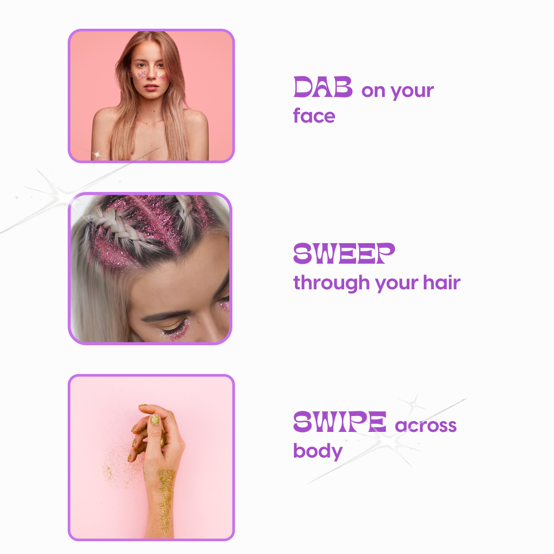 Sparkle Party Hair & Body Glitter