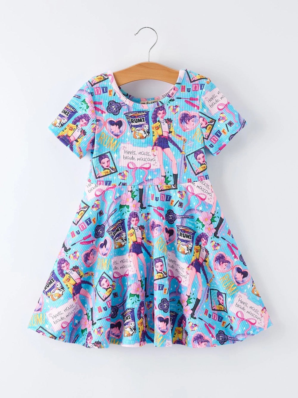 K PopStar Blue Twirl Dress PREORDER|5683