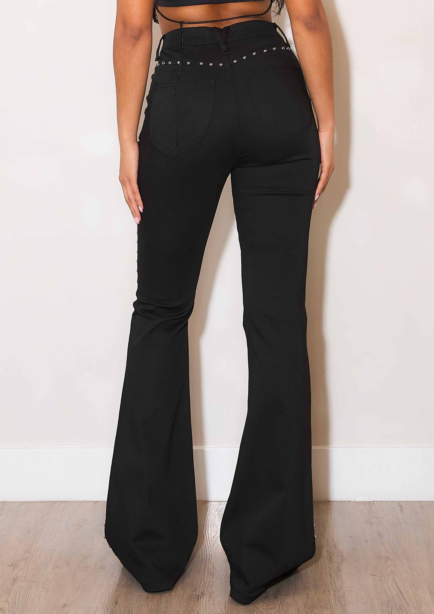Miley Flare Jeans With Studs