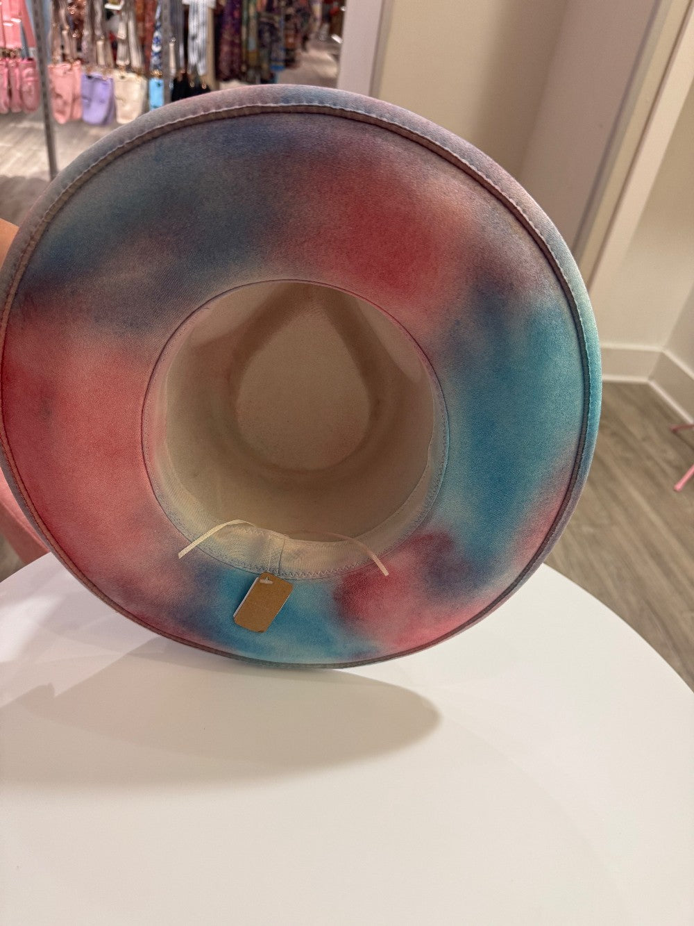 Hand tie-dyed hat|2001