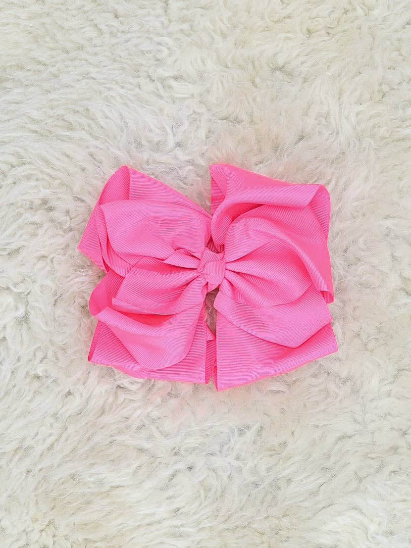 6.5 Inch Double Layer Bow - Multiple Colors!