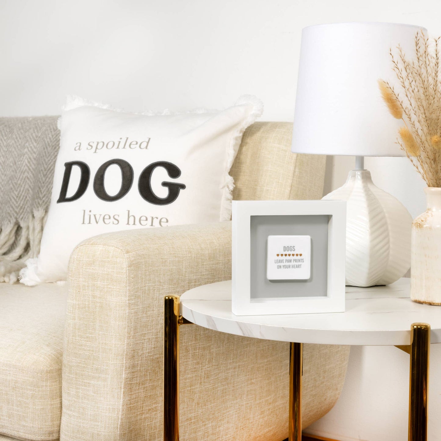 Dog Pawprints - 4.75" Plaque