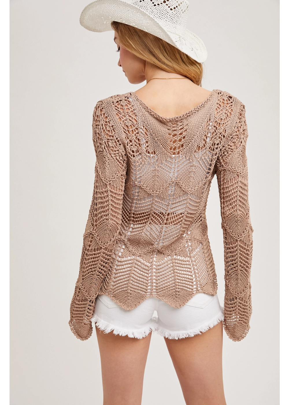 Lissa Scallop Hem Knit Pullover|9