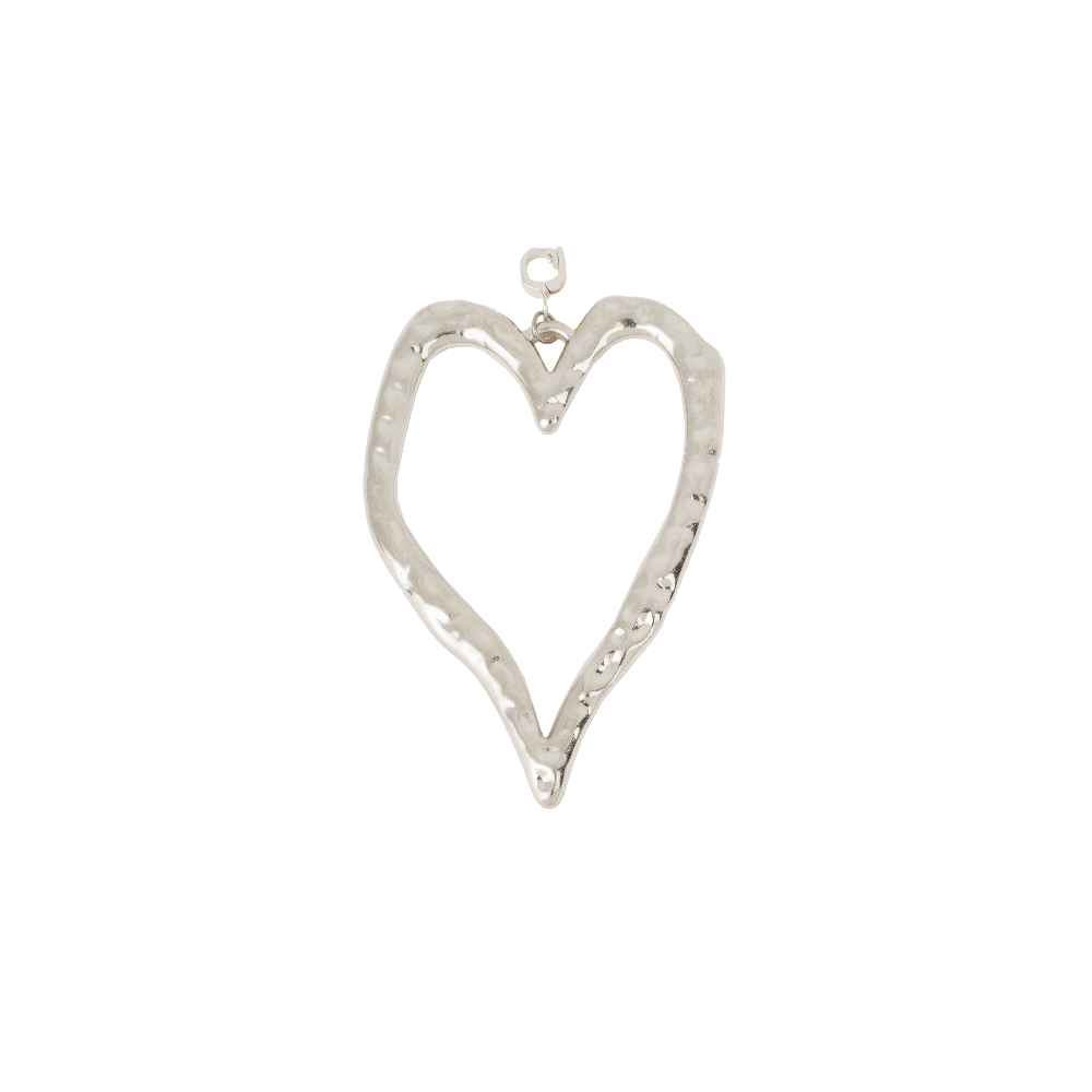 Oh My Heart Charm - SIlver|1418