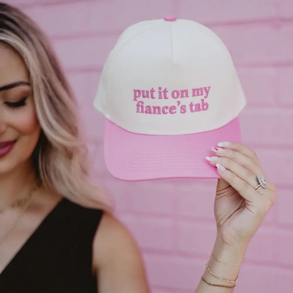 Put It On My Fiance's Tab Two-Toned Hat|7661