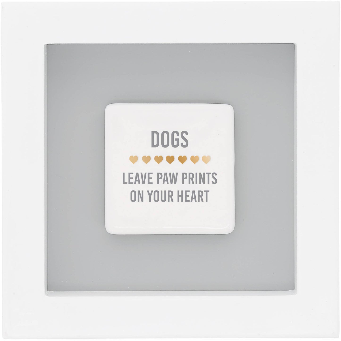 Dog Pawprints - 4.75" Plaque