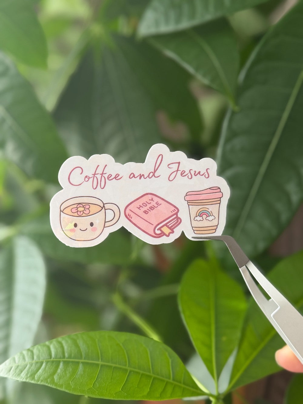 Sticker Coffe & Jesus|7434