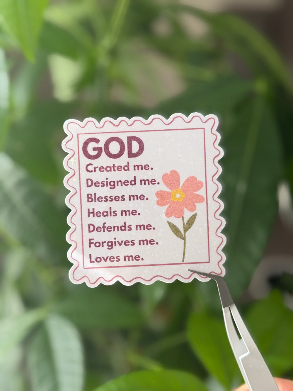 Sticker God Affirmations|7433