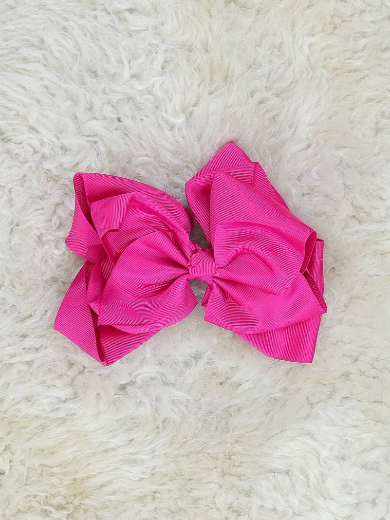 6.5 Inch Double Layer Bow - Multiple Colors!