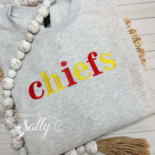 Chiefs Embroidered Sweatshirt
