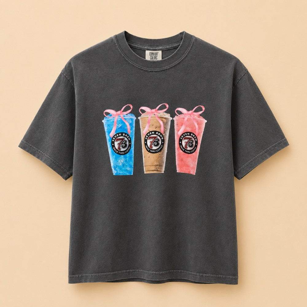 7Brew & Bows Tee|8078