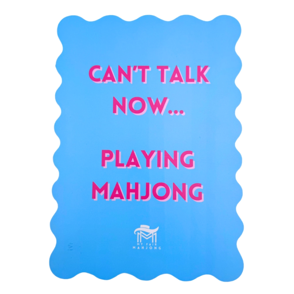 Mahjong Shuffle Card | Can't Talk Now|8264