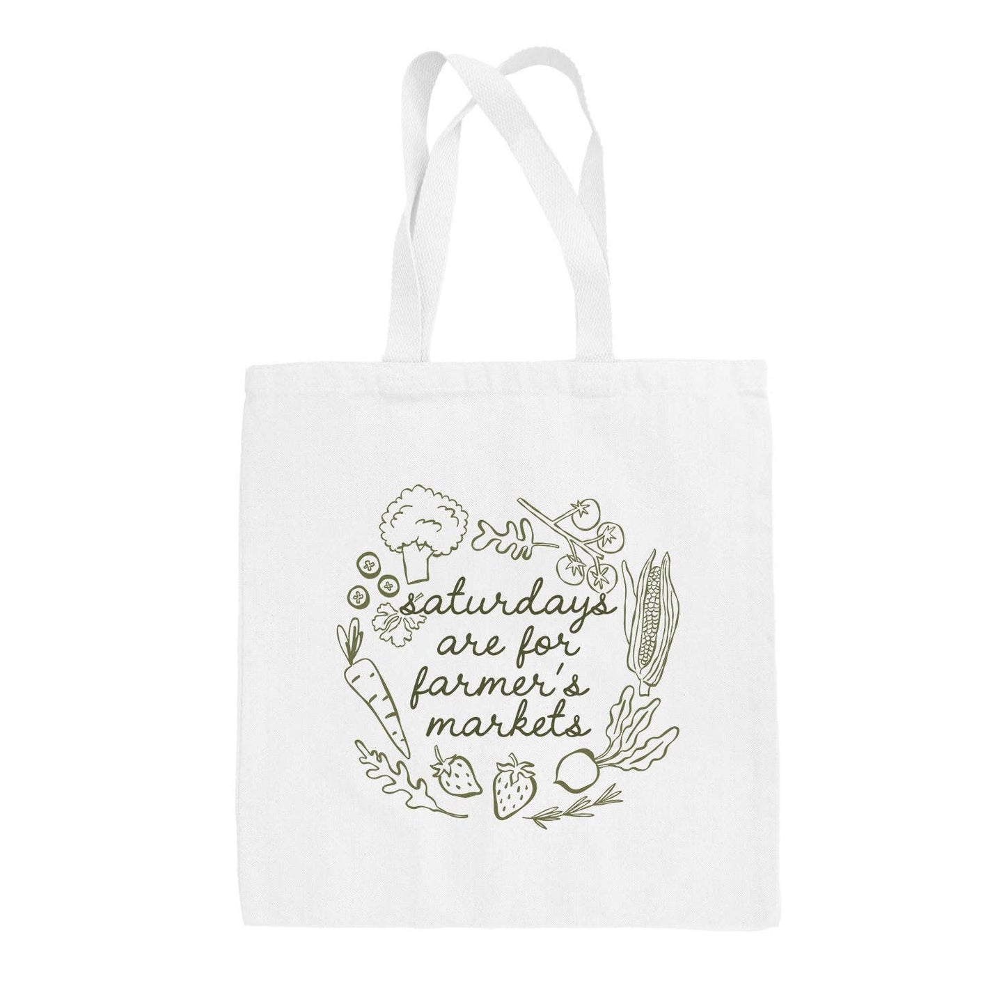 Saturdays Are For Farmer's Markets Tote Bag