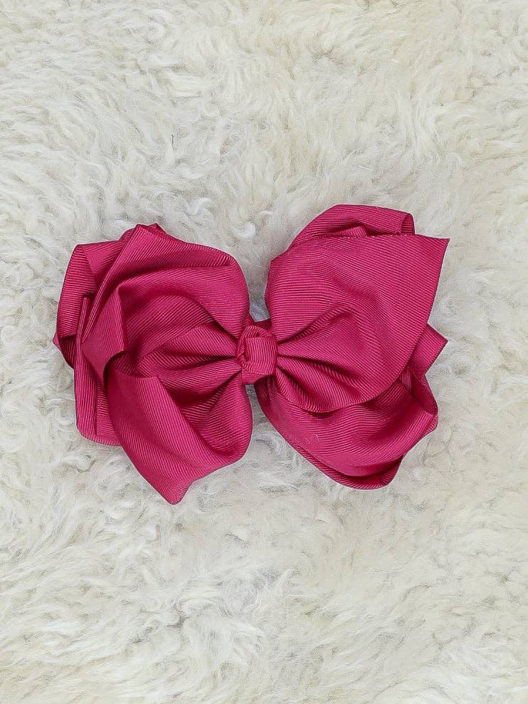 6.5 Inch Double Layer Bow - Multiple Colors!