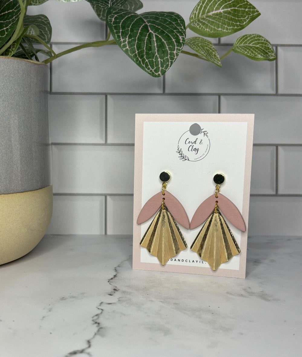 Blush Deco Bloom Dangles|1587