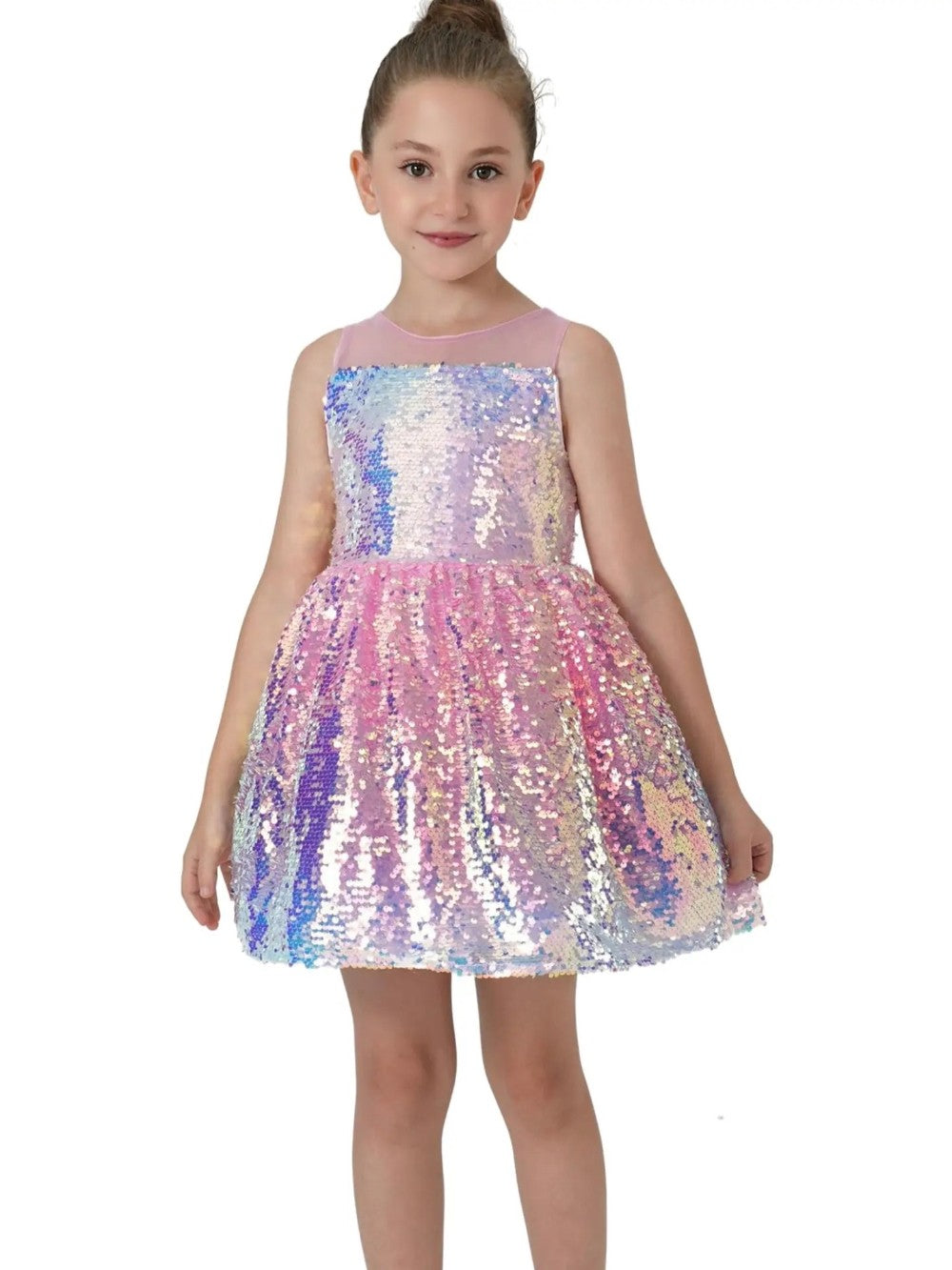 Sparkle Season Sleeveless Dress|8574
