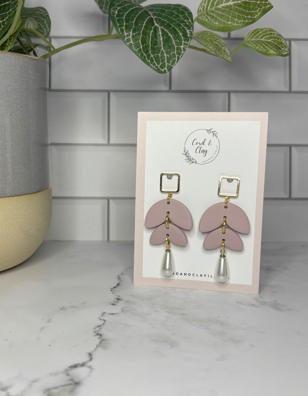 Purple Bubbly Pearl Dangles|1588
