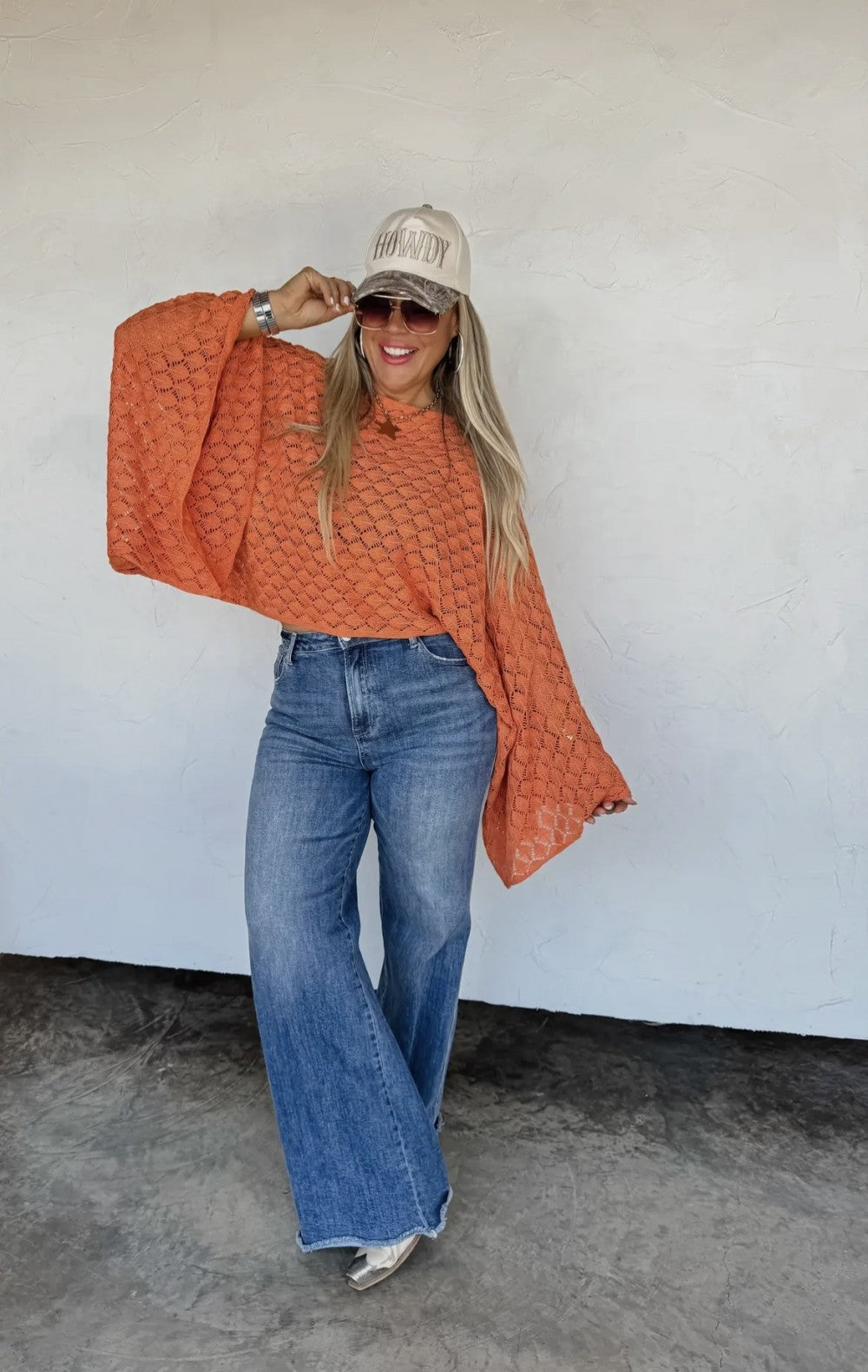 Free Spirit Bell Sleeve Top|922