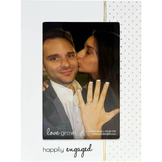 Happily Engaged - 4" x 6" Photo Frame