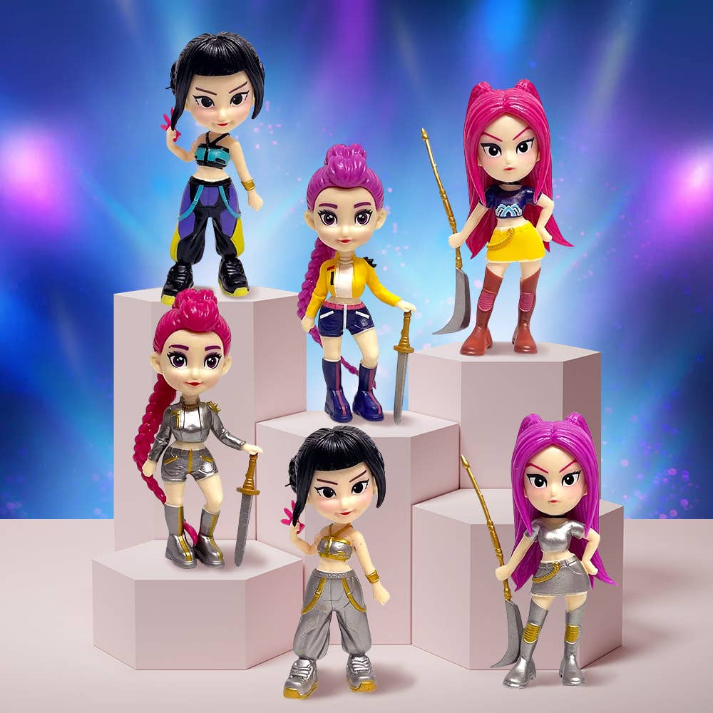 Kpop Huntrix Figure Blind Box + Trading Card