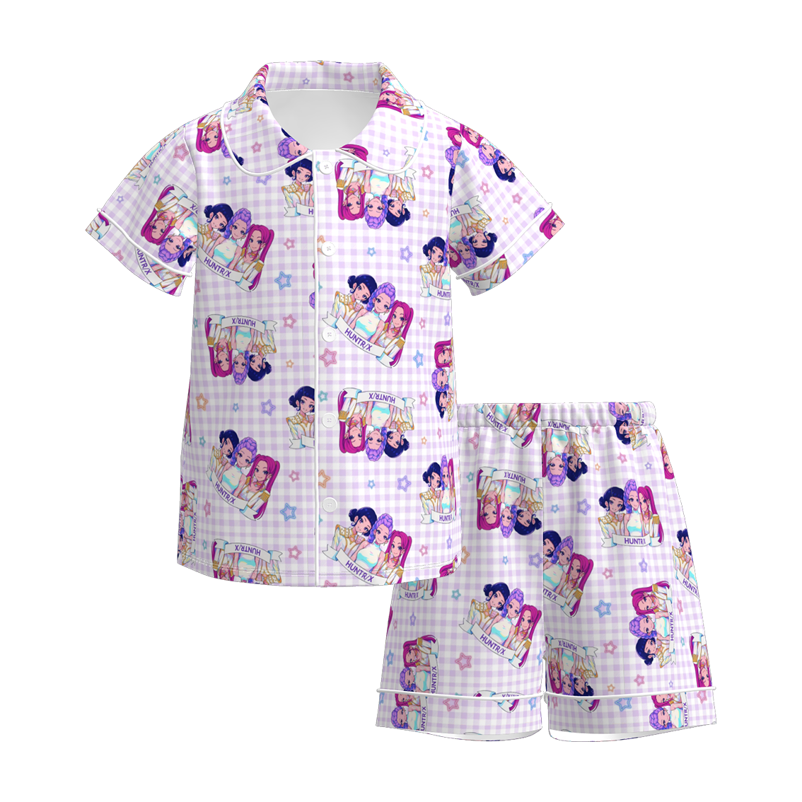 KPop PJ Shorts Set