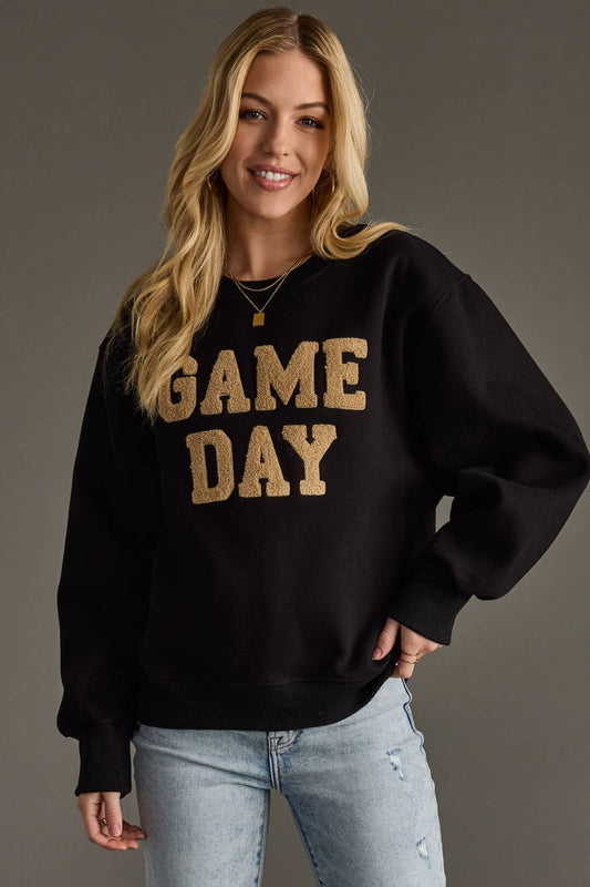 SALE Black Game Day Sweatshirt