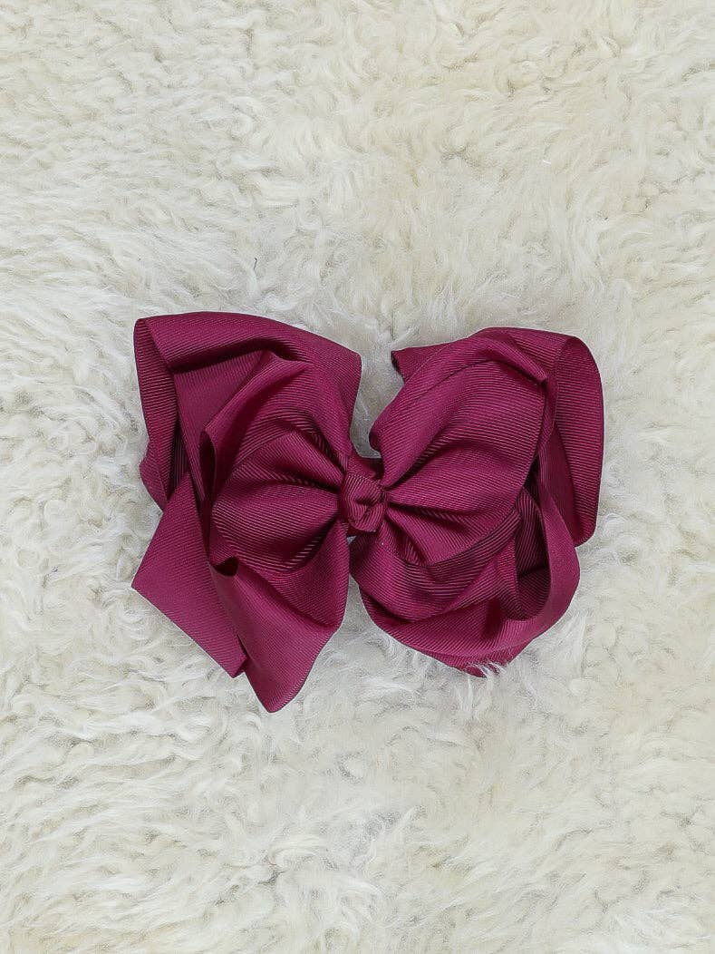 6.5 Inch Double Layer Bow - Multiple Colors!