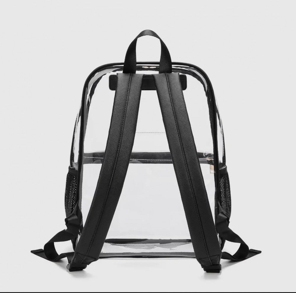 Macy Mesh Clear Pocket Stadium Backpack|926