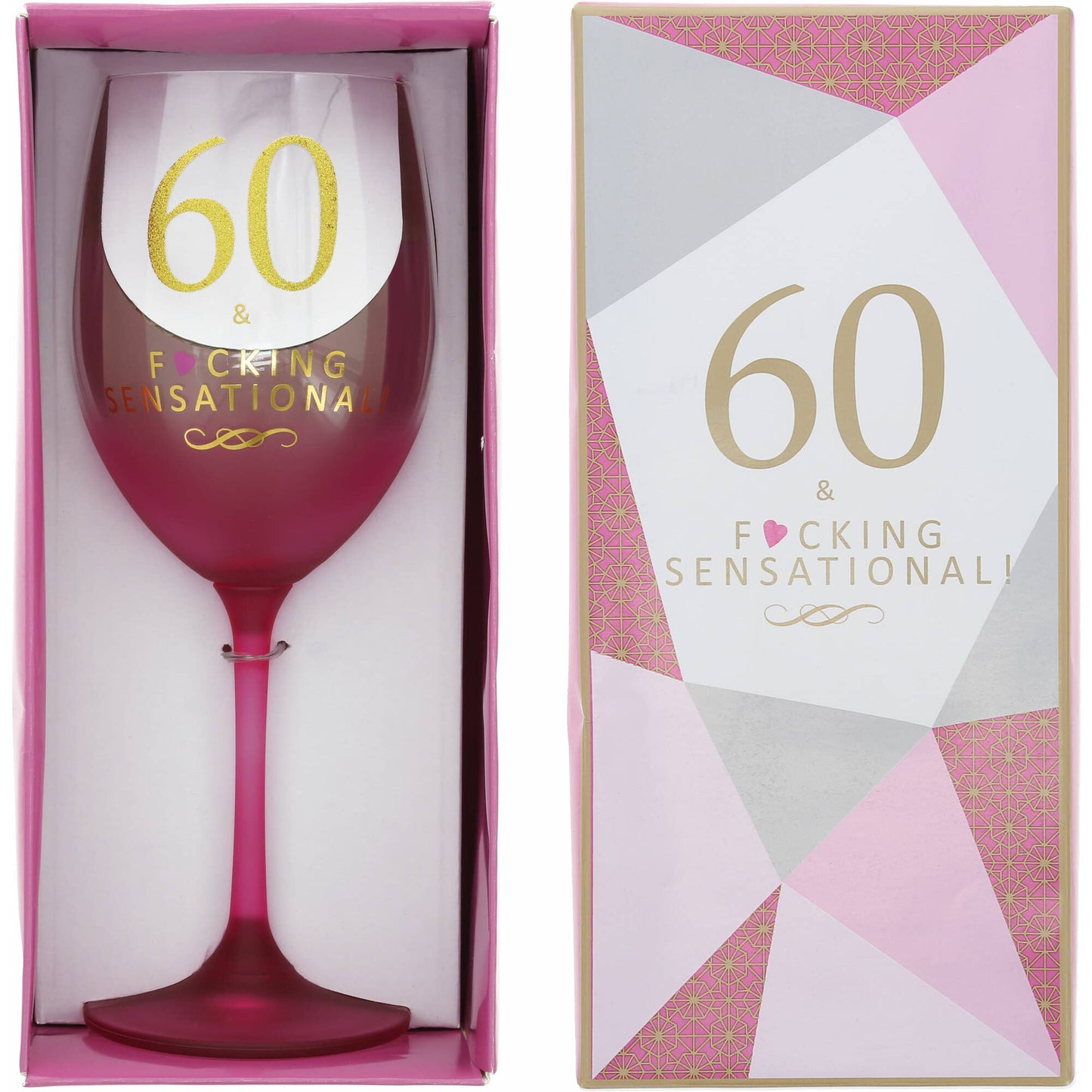 60 & Sensational Wine Glass