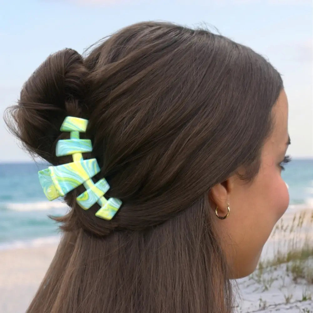 Classic | By the Sea Shore | Medium Hair Clip|8283