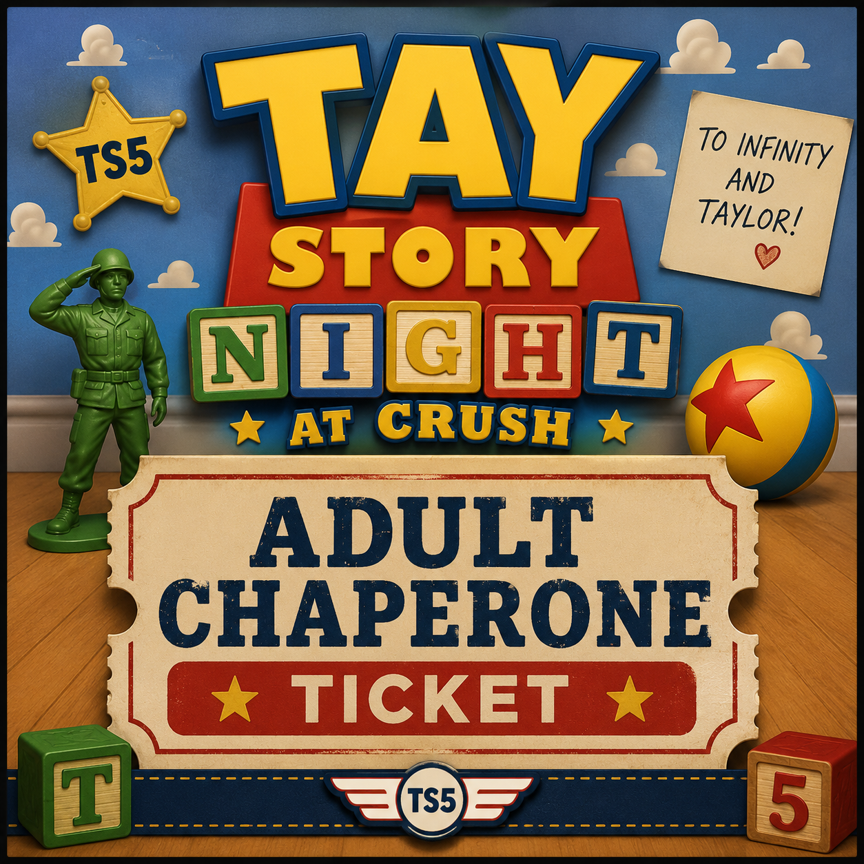 TS5 CHAPERONE (BORING ADULT TICKET)