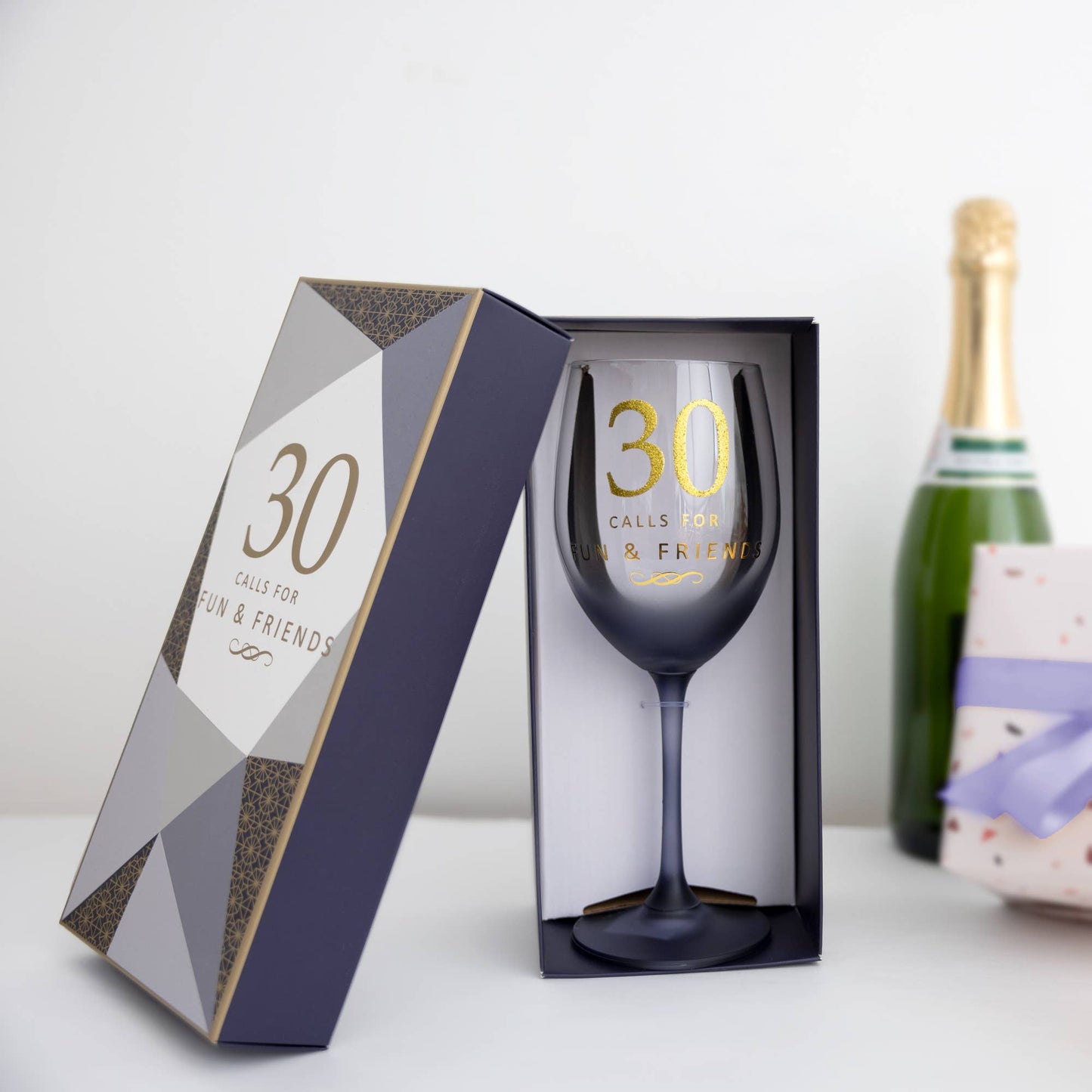 30 - Gift Boxed 19 oz Crystal Wine Glass