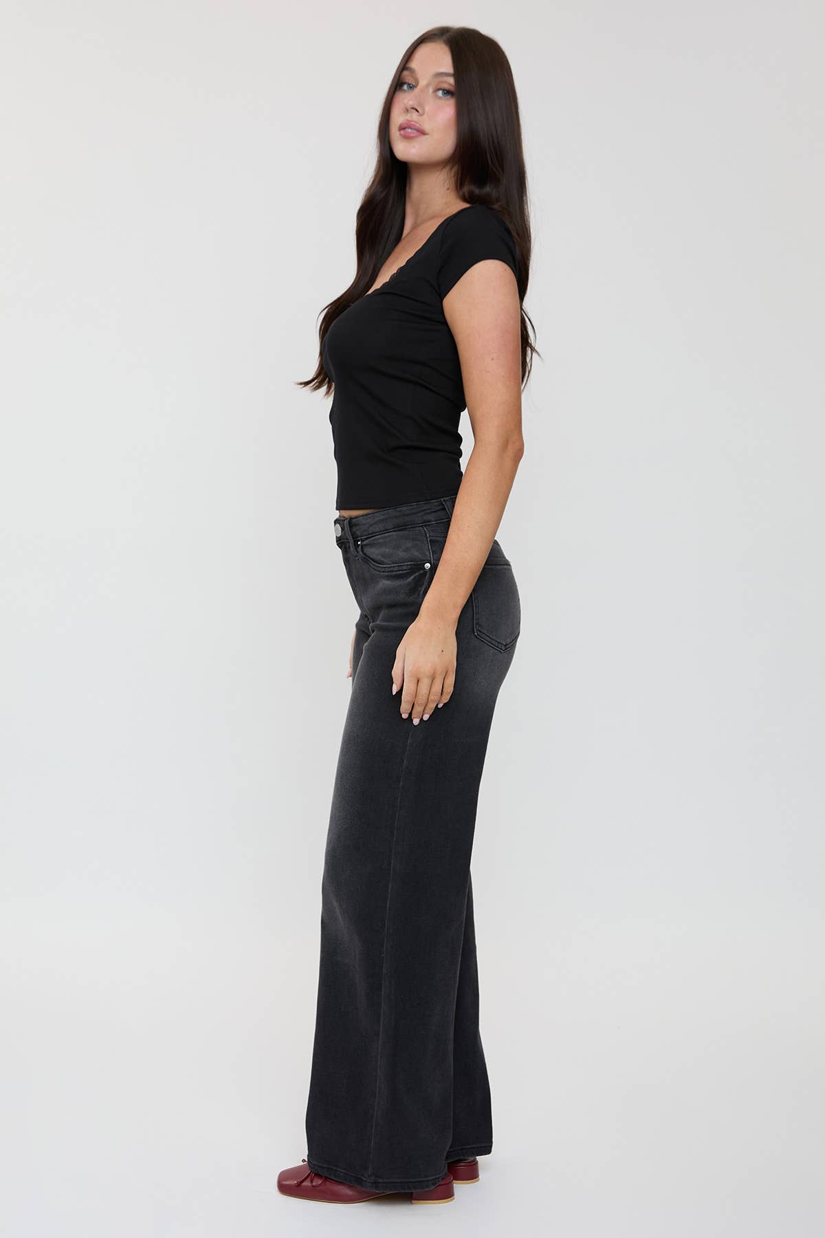 Luxe Bella Wide Leg Jeans