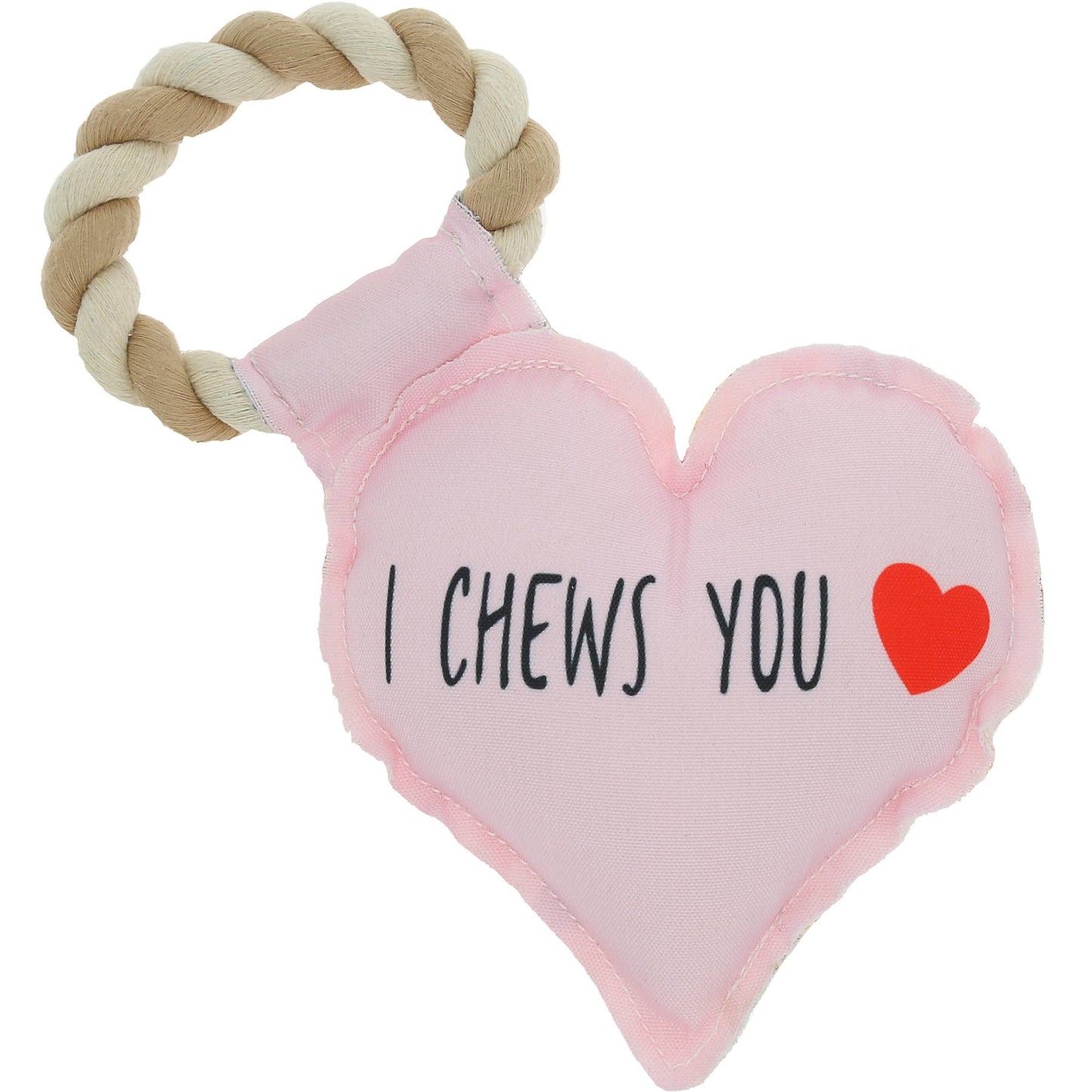 I Chews You - Canvas Dog Toy on a Rope