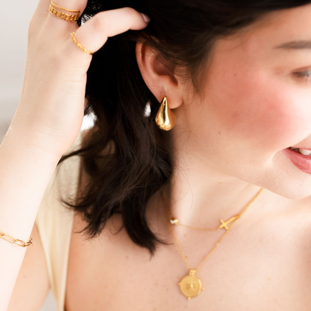 Lady Water Drop Earrings|1319