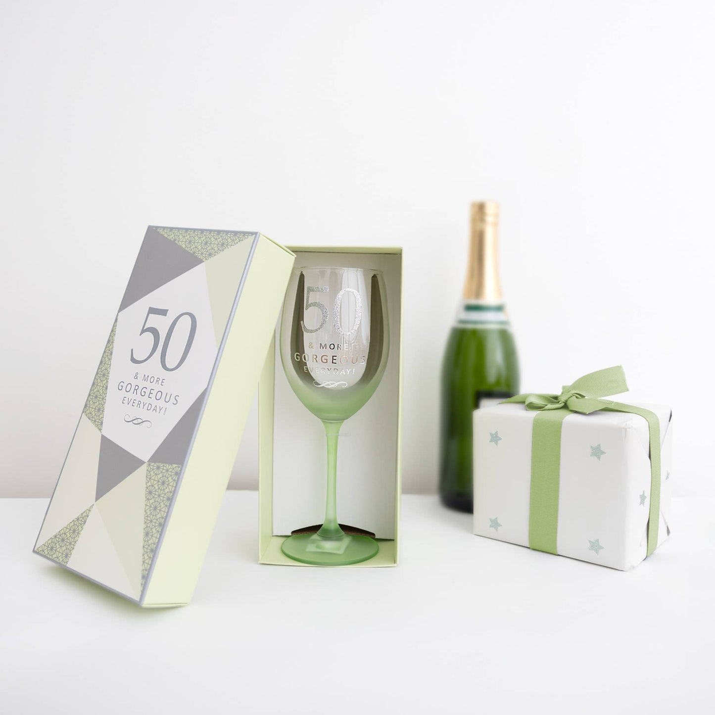 50 - Gift Boxed 19 oz Crystal Wine Glass