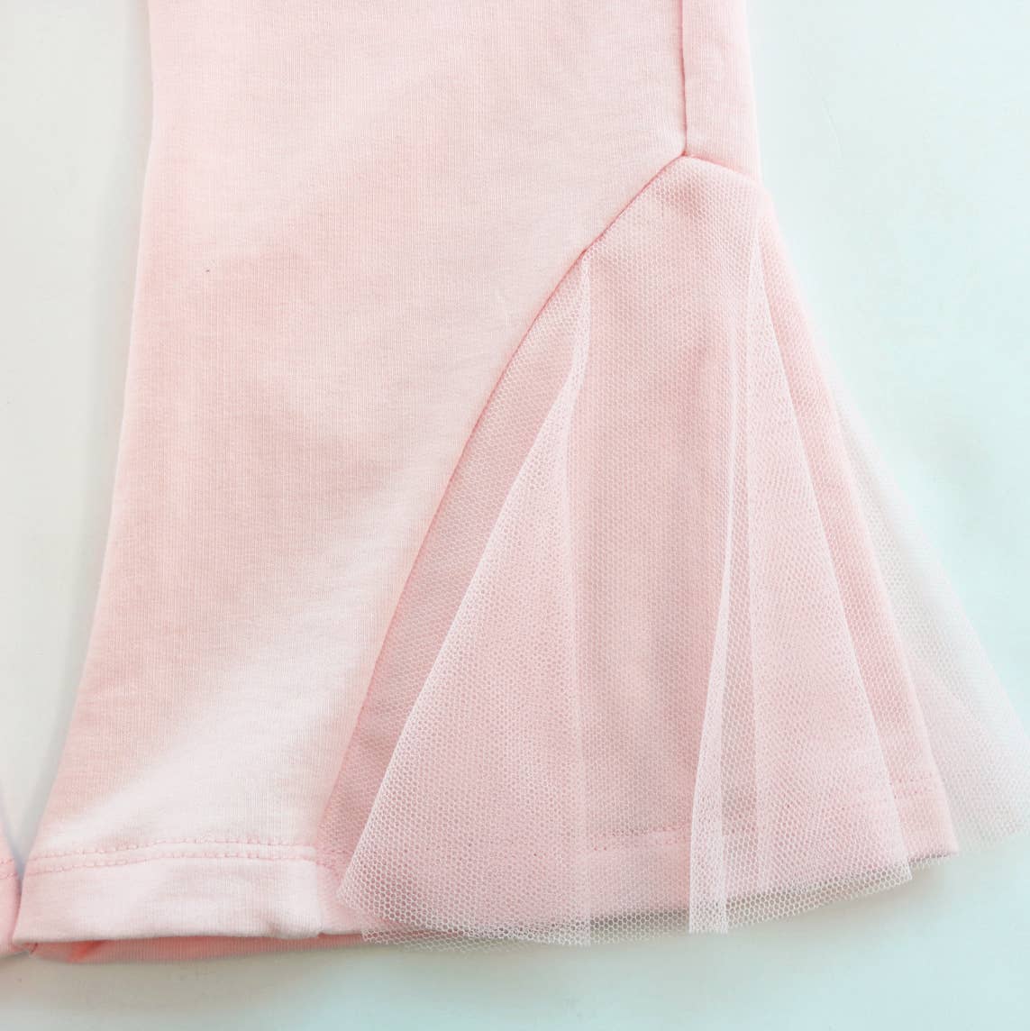 Floral Applique Trumpet Pants