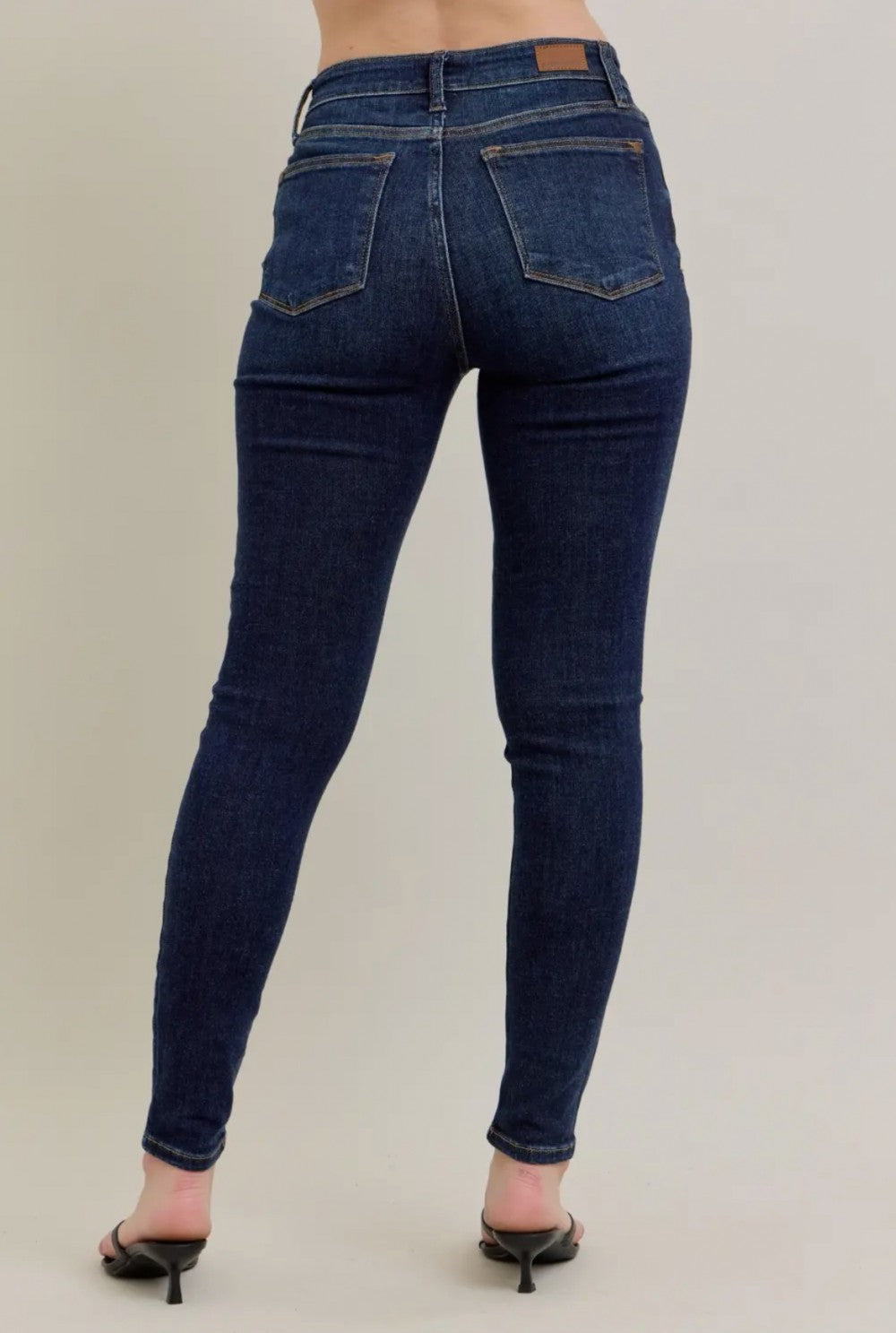 Core High Waisted Skinny Judy Blue|938