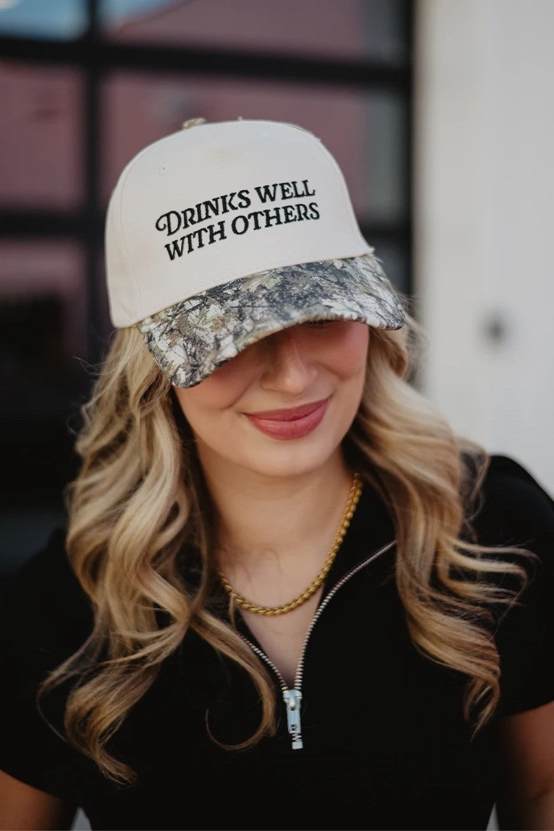 Drinks Well With Others Hat|7849