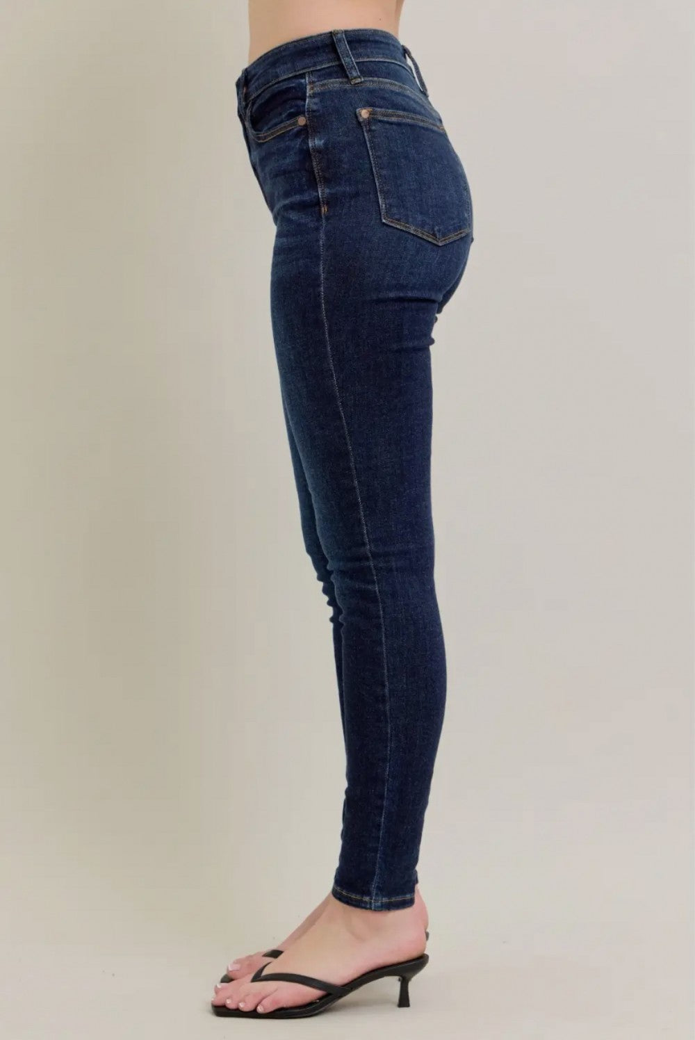 Core High Waisted Skinny Judy Blue|936