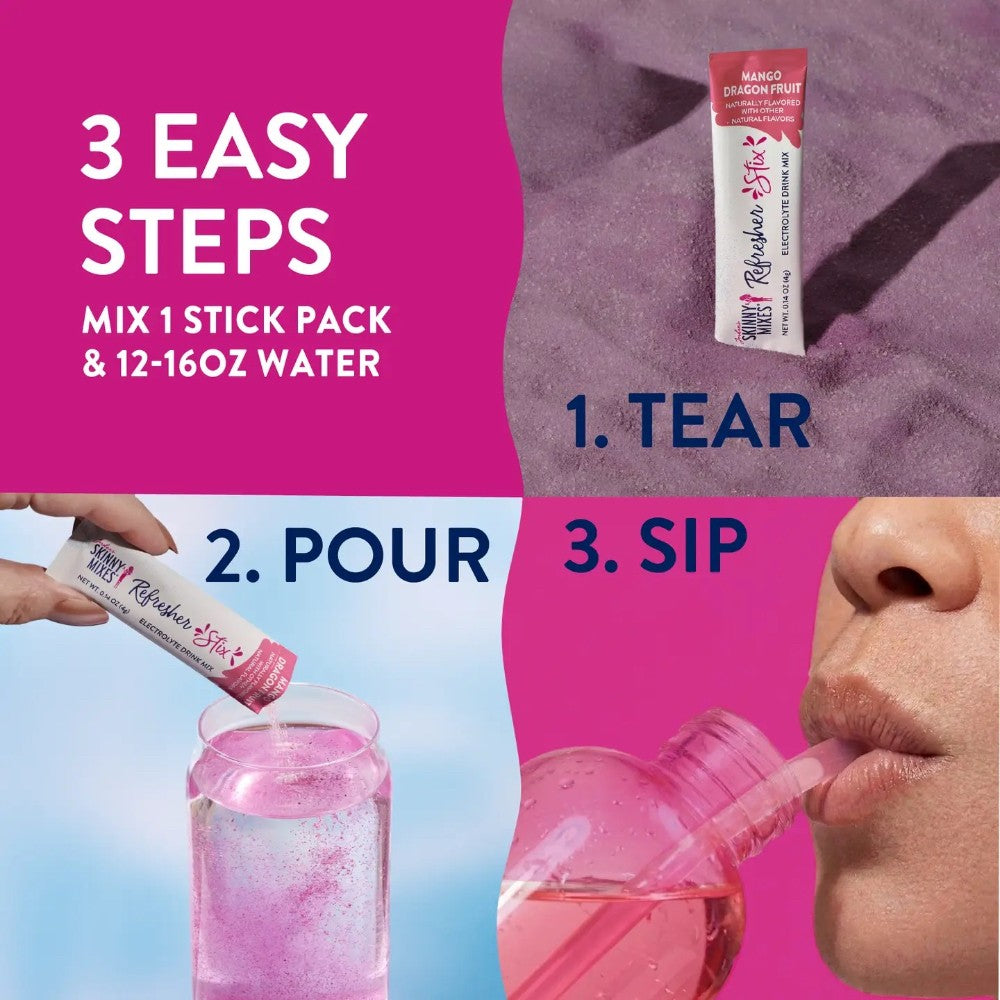 Refresher Stix 16 Ct - Mango Dragon Fruit|8517