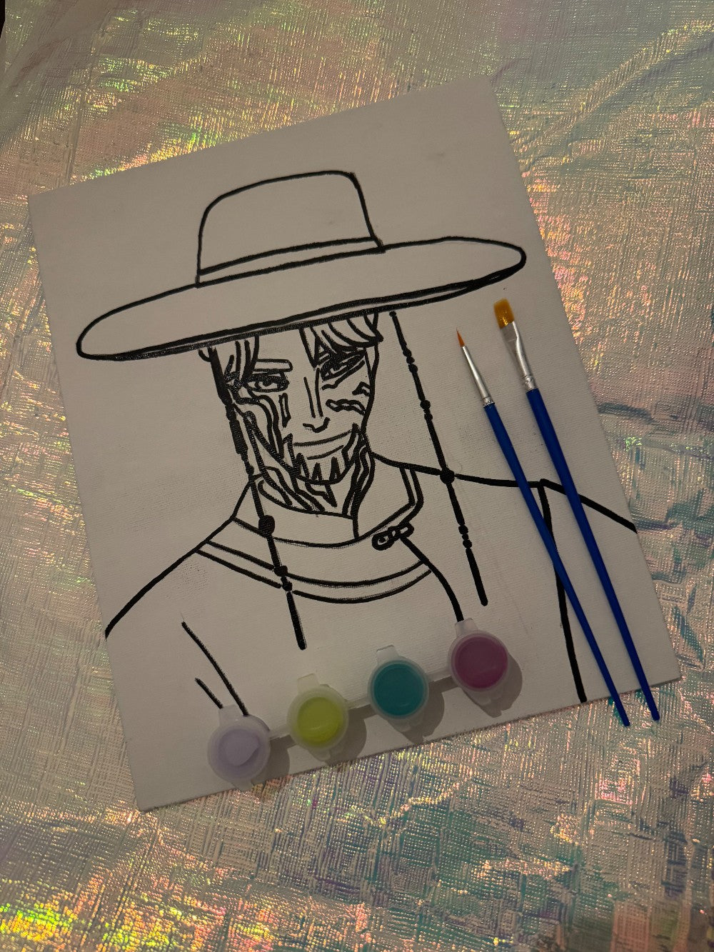 K pop demon hunters acrylic art kit- jinu|2196