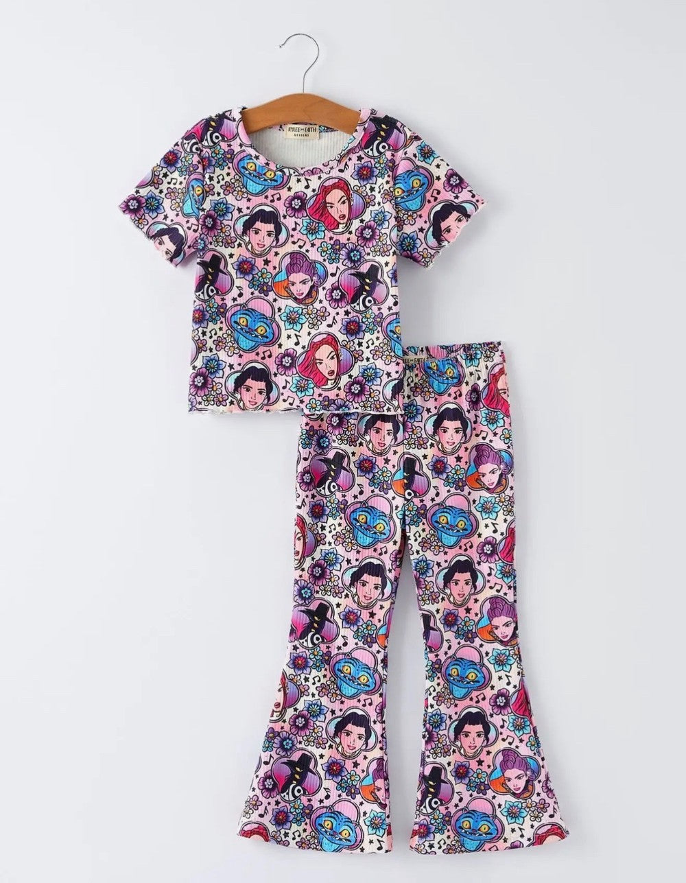 K Pop Ribbed Set|9013