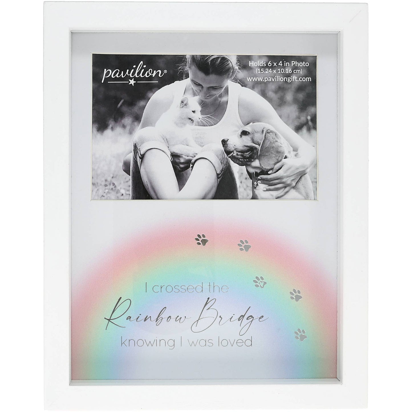 Rainbow Bridge 7.5" x 9.5" Shadow Box Frame (6" x 4" Photo)