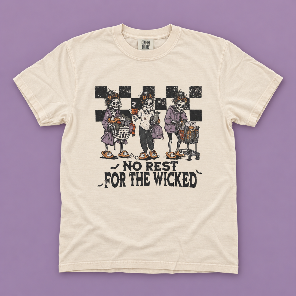 No Rest For The Wicked Graphic Tee|9087
