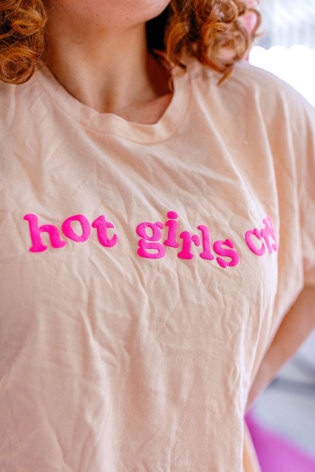Hot Girls Cry Peach Puff